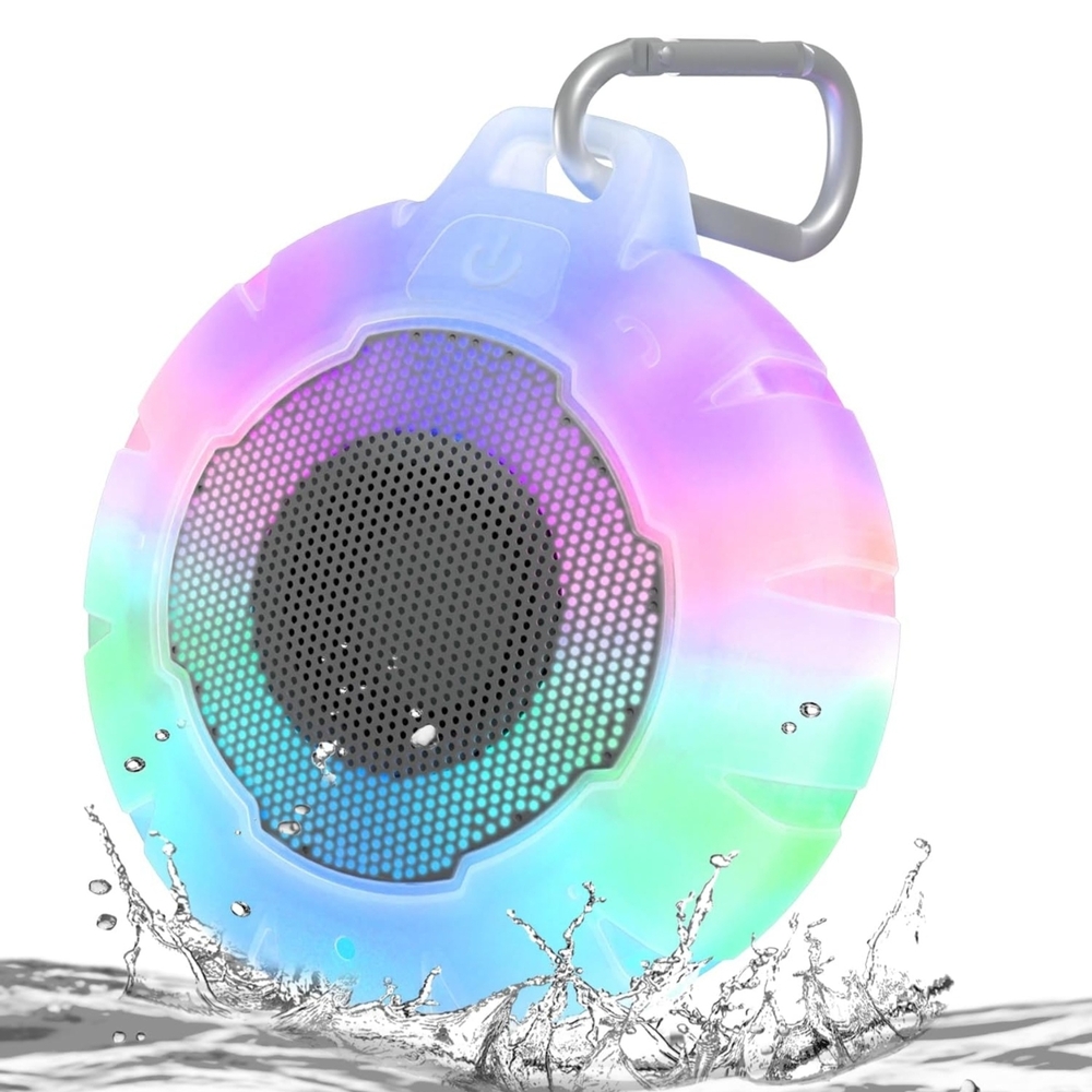 BLACK FRIDAY SALE!! 🎁 Waterproof Rainbow Bluetooth Speaker with Carabiner